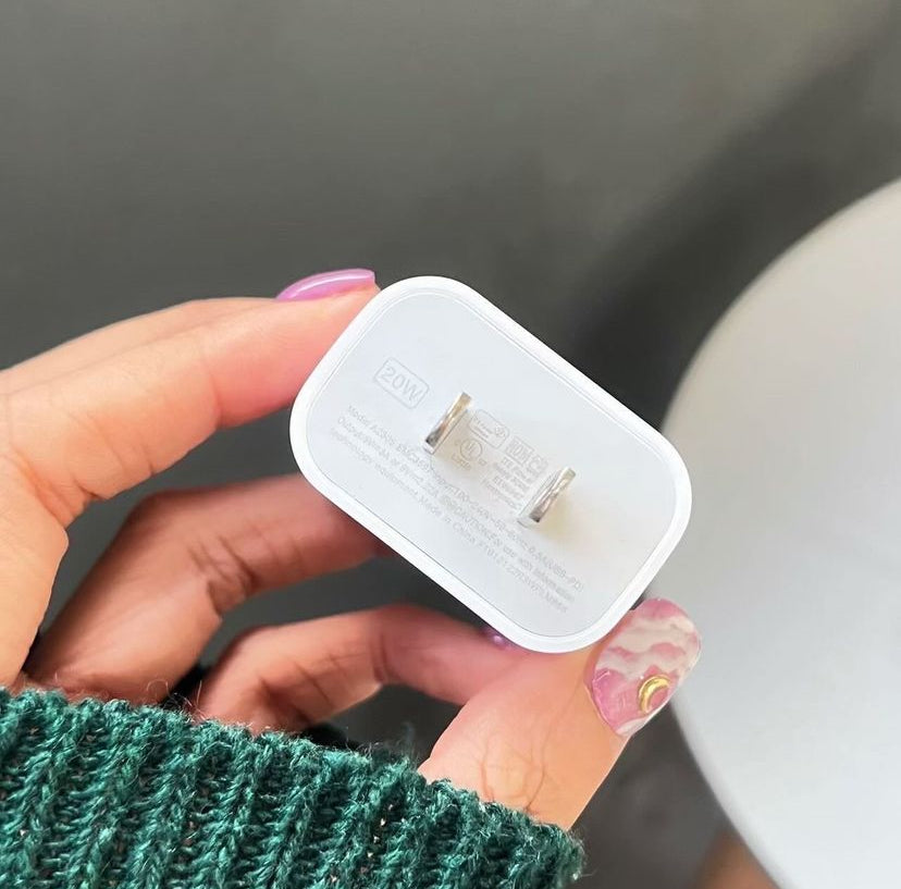 20W Iphone Adapter With Cable