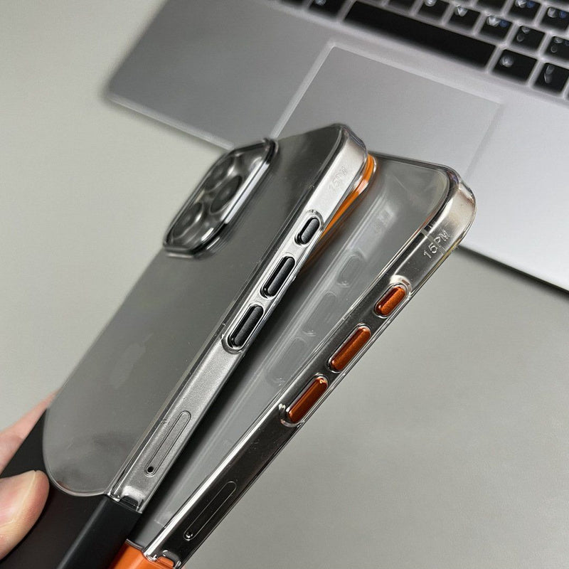 • NEWEST TRANSPARENT BOTTOM 2in1 CASE •