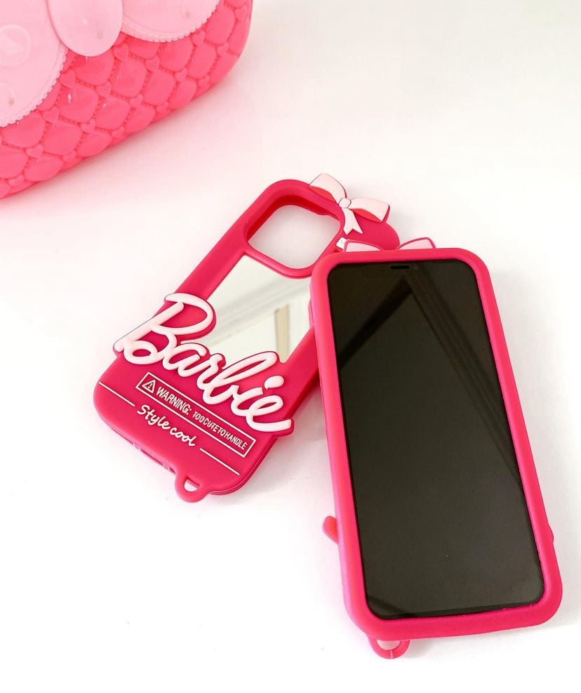 • NEWEST BARBIE MIRROR CASE •