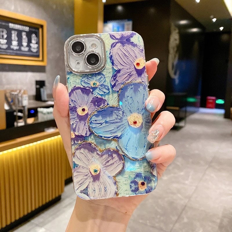 • FLORAL CASE WITH LENS •