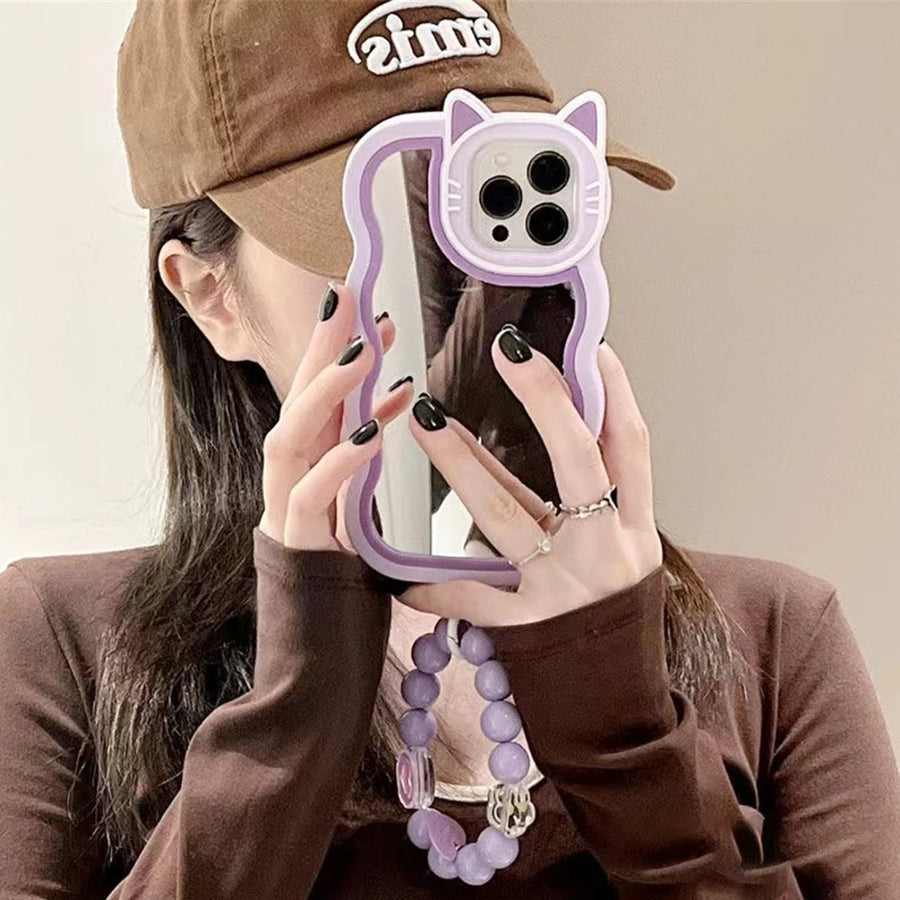 • NEWEST PURPLE CAT MIRROR •