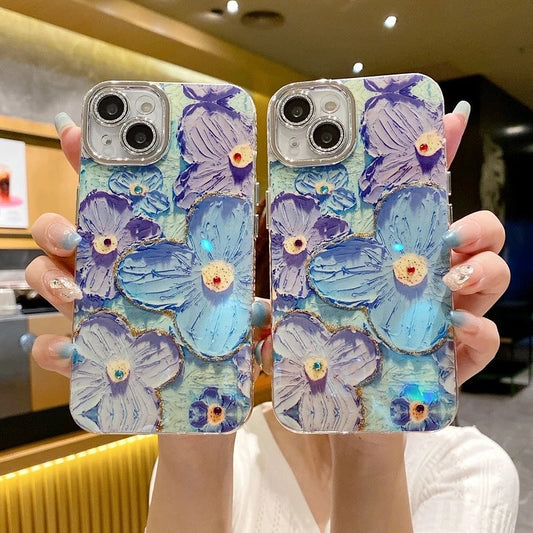 • FLORAL CASE WITH LENS •