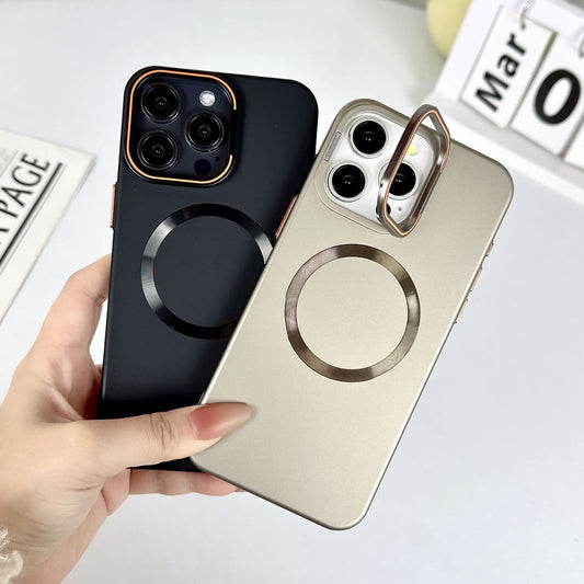• NEWEST MATTE MAGSAFE CASE WITH LENS •