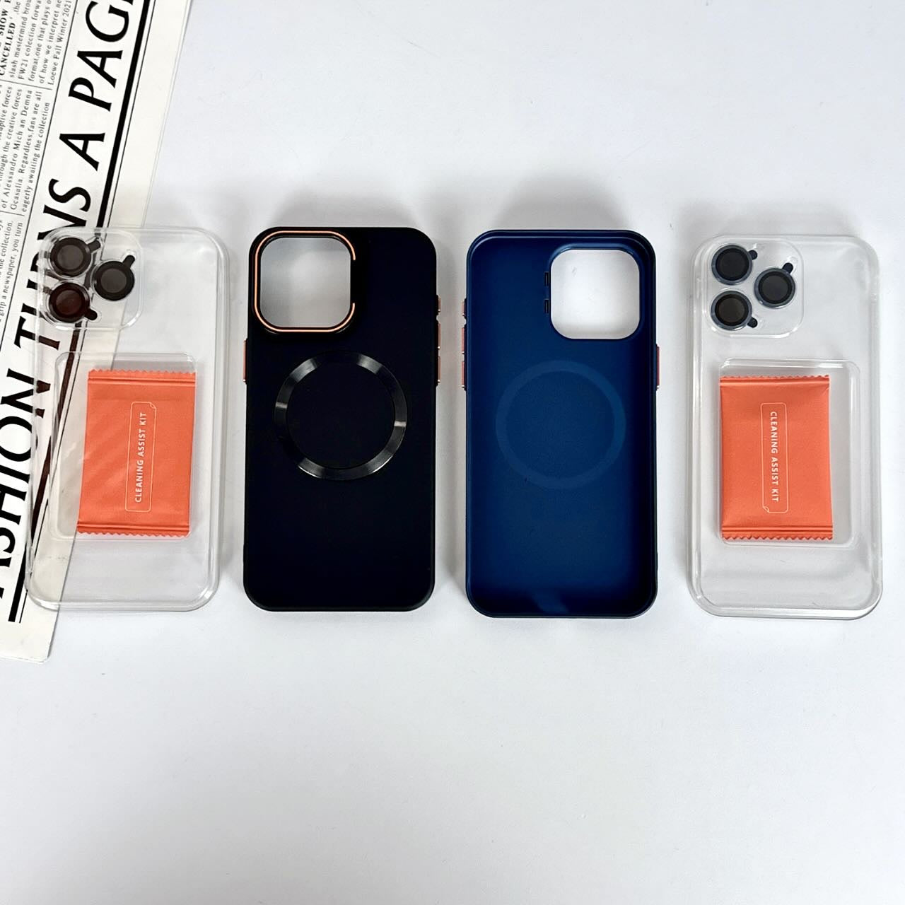 • NEWEST MATTE MAGSAFE CASE WITH LENS •