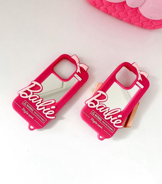 • NEWEST BARBIE MIRROR CASE •