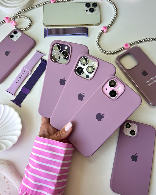 • MUAVE APPLE SILICONE CASE •