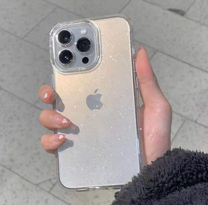• NEWEST TRANSPARENT SHIMMER CASE •