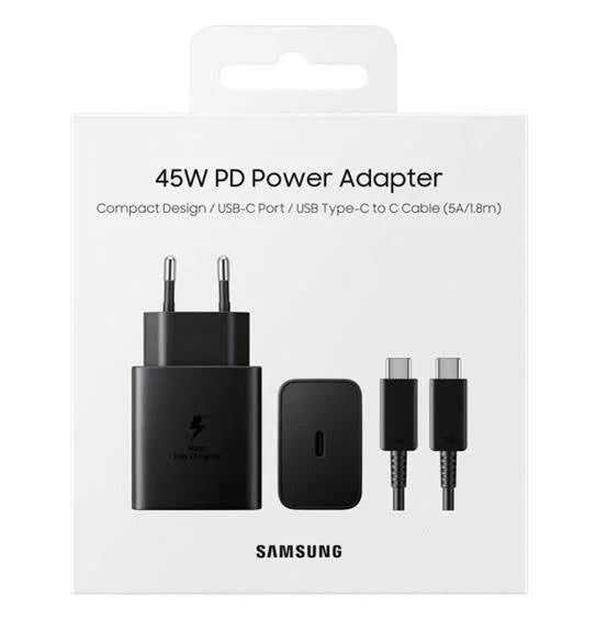 Samsung 45W 2Pin Adapter With Type C Cable