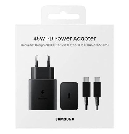 Samsung 45W 2Pin Adapter With Type C Cable