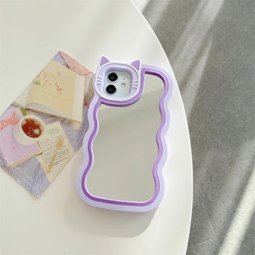 • NEWEST PURPLE CAT MIRROR •