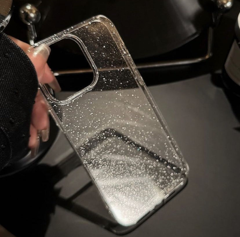 • NEWEST TRANSPARENT SHIMMER CASE •