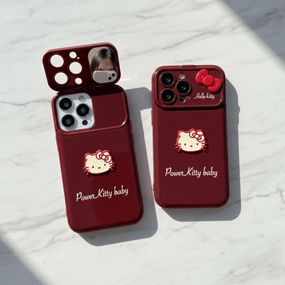 Ruby Kitty Mirror Case (IP 11 to 17 PM)