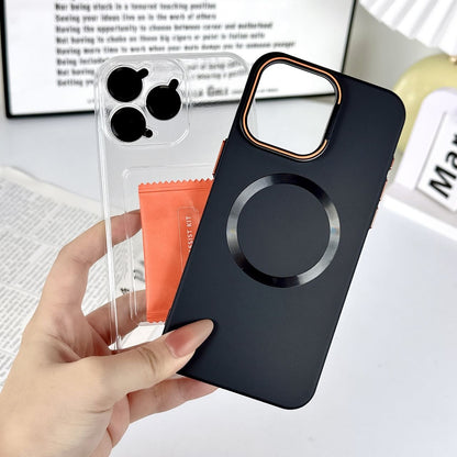 • NEWEST MATTE MAGSAFE CASE WITH LENS •