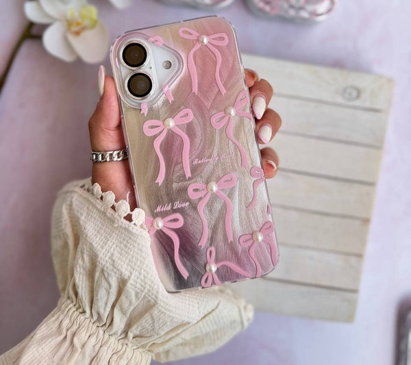 Pearl Bow Gradient Case