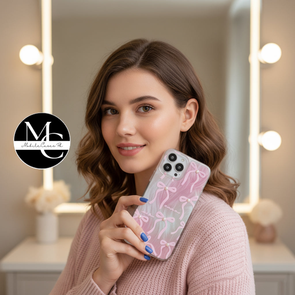 Pearl Bow Gradient Case