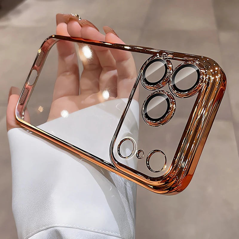 Electroplated Crystal Clear Case for 17 Series